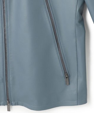 JOSEPH HOMME 【LEON 2月号掲載】ライトラムナッパレザー　シングルライダース ダルブルー系