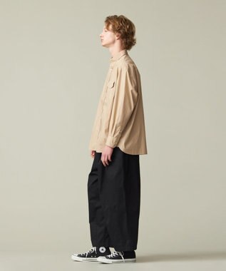 J.PRESS YORK STREET 【UNISEX】バギーフィットパンツ ブラック系