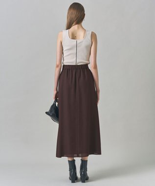 ICB 【洗える】【OUR WACOAL コラボ】カップイン スクエアネック タンクトップ トープ系