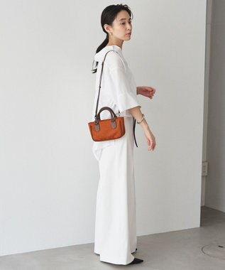 russet ナイロンジャガード2WAYミニショルダーバッグ（CE-1777） Trv-Brown