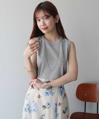 earth music&ecology 【WEB限定】リブタンクトップ
