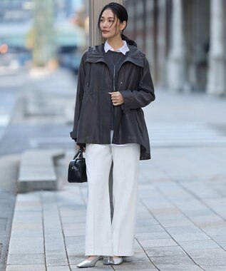 ICB ドライシアーオーガンジー シャツ オフホワイト