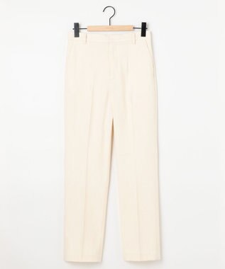 SHARE PARK LADIES 【洗える】TRストレートパンツ アイボリー