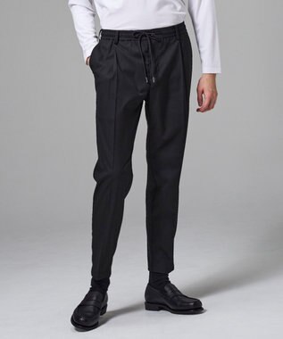 JOSEPH HOMME キャリーマンストレッチ ドロスト付テーパードパンツ   /   TEDDY CONVERTIBLE ブラック系
