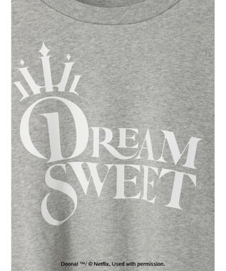 Green Parks ●ＤＯＯＮＡ！　ロゴｐｔルーズスウェット Gray Mixture