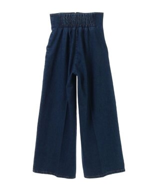 earth music&ecology フロントジップデニムパンツ Medium Indigo