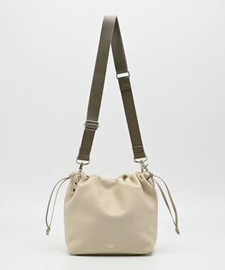 blancle シュリンクレザー ドローストリング2wayバッグ LIGHT BEIGE