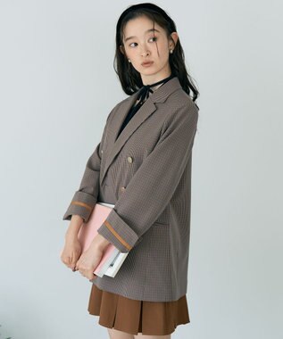 earth music&ecology テーラードジャケット Check