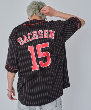 WEGO 【ユニセックス着用ITEM/MLサイズ展開】ベースボールシャツ（SS） ブラック