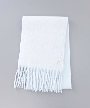 AURORA LANVIN en Bleu ランバン オン ブルー ふわふわ無地マフラー