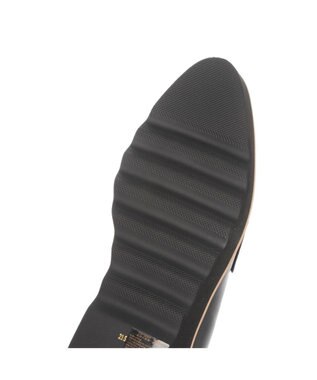 MODE ET JACOMO <carino>【レイン】ポインテッドコインローファー ブラックコンビ