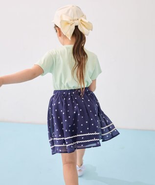 ANY KIDS 【日よけ付き】リボンキャップ エクリュ