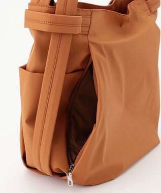 Y'SACCS 【ナイロンタフタ】トラベルショルダーリュック mini キャメル