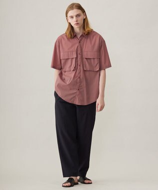 UNFILO MENS TENNEN TOUCH ワイドパンツ[23年春夏商品] ネイビー