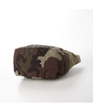 UNBILLION cachecache 製品洗いキャンバス×ナイロントートS カモフラカーキ