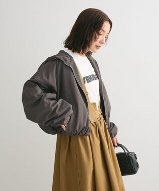 Green Parks ・ＥＬＥＮＣＡＲＥ　ＤＵＥ　ショートマウンテンパーカー Charcoal Gray