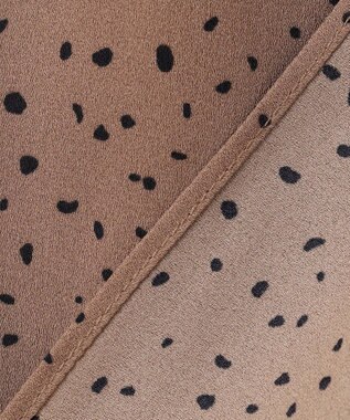 ANY ドルマンスキッパードットブラウス モカ系