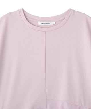 AMERICAN HOLIC アシンメトリーペプラム ドッキングプルオーバー Pink
