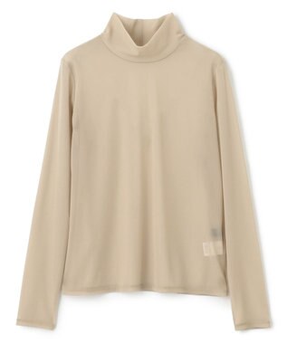 uncrave トリコットシフォン ハイネック カットソー（uncrave STANDARD） ベージュ