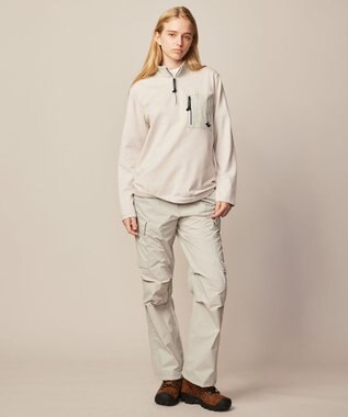 JOSEPH ABBOUD MOUNTAIN 【軽量/ストレッチ】CORDURA プルオーバーニット ライトグレー系
