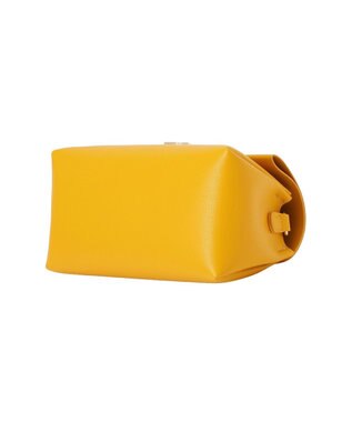 earth music&ecology 軽量フラップ三層ショルダーバッグ Yellow