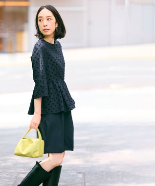 #Newans ストレートシルエットハーフパンツ ネイビー