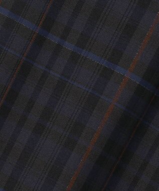 J.PRESS LADIES S milledタータンラメチェック ナロー スカート ネイビー系