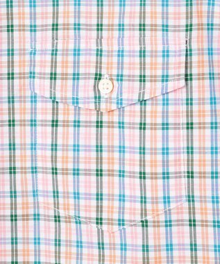 J.PRESS MEN 【SOMELOS / ソメロス】コットンオックス マルチチェックシャツ / B.D. ピンク系3