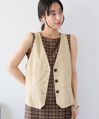 CRAFT STANDARD BOUTIQUE バックスリットショートベスト