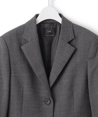 23区 【セットアップ対応】TWサキソニー シングル ジャケット グレー系