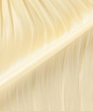 ANY L 【洗える】シャイニーサテン スカート ライトイエロー系