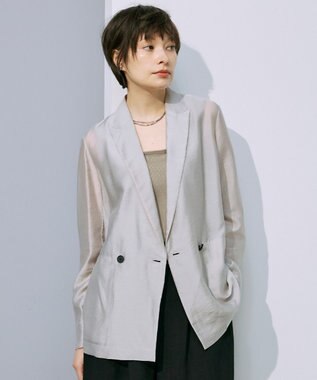 ICB  ビーズネックレス シルバー系