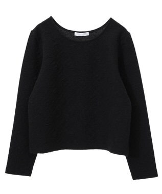 Green Parks シアーポコポコプルオーバー Black