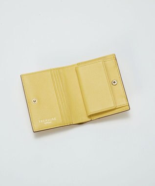 TOPKAPI 【TREASURE TOPKAPI】ソフトレザー ベルトデザイン 二つ折り財布 イエロー