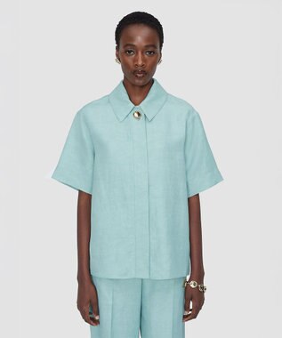 JOSEPH ライトリネンブレンド　シャツ Chambray