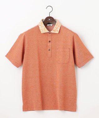 【リネン素材/清涼感/吸水速乾】リネンハニカム 半袖 ポロシャツ