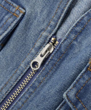 AMERICAN HOLIC ショート丈デニムベスト Light Indigo