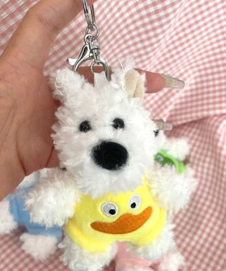 WEGO わんこぬいぐるみキーホルダー イエロー