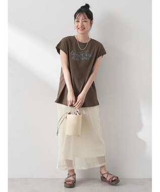 earth music&ecology ｂｅｔｔｅｒ　ｌａｔｅ　フレンチＴ Brown