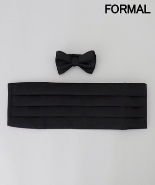 GOTAIRIKU 【WEAR BLACK】フォーマル用 ボウタイ カマーバンドセット