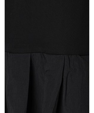 earth music&ecology 異素材チュニックカットソー Black