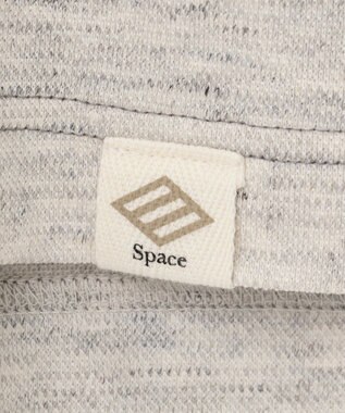 JOSEPH ABBOUD MOUNTAIN 【SPACE／UNISEX】リネンハニカム ポロシャツ ライトグレー系