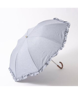 UNBILLION カシュネ cachenez / 【晴雨兼用】【日傘】 シャンプレーフリルトップレス折りたたみ傘