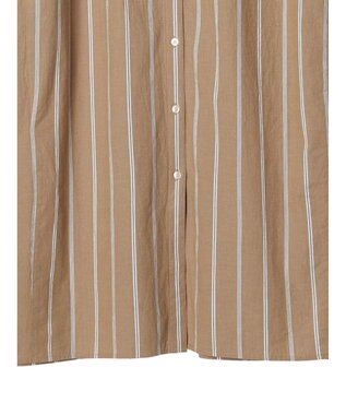 AMERICAN HOLIC イージーケア＋接触冷感丈違い強撚ワッシャーワンピース Stripe Beige