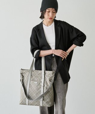 russet アシンメトリーハンドルトートバッグ(SF-237)