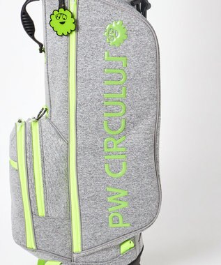 PW CIRCULUS 【25秋冬 新色追加！】【UNISEX】デタッチャブル キャディバッグ　取っ手付ポーチ・シューズケース付  ゴルフ グレー系
