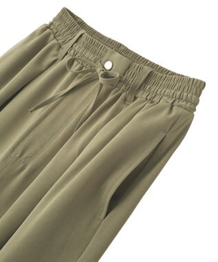 Green Parks サテンコクーンパンツ Khaki