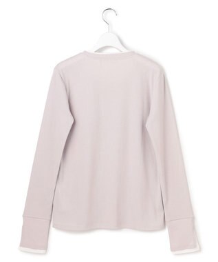 ICB L セミシアーテレコ レイヤード風カットソー トープ