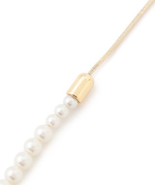 23区 パールコンビ スネークチェーン ネックレス ゴールド系