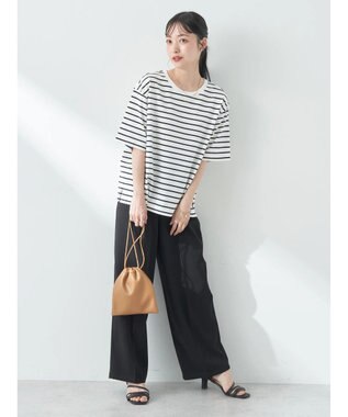 earth music&ecology ＢＯＸ　Ｔシャツ Border